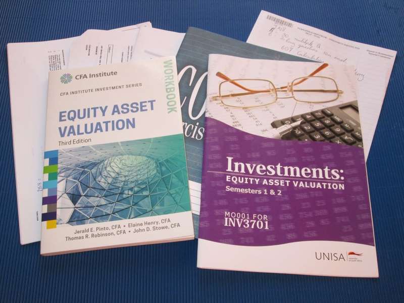 UNISA INV3701Equity Asset Valuation 3rd Revised edition