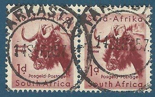 Union of SA. Postmark / Post mark Tarkastad