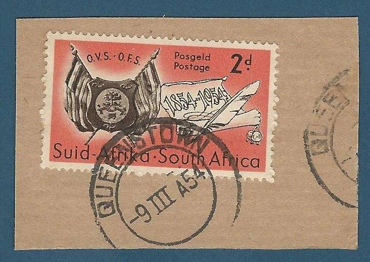 Union of SA. Postmark / Post mark Queenstown