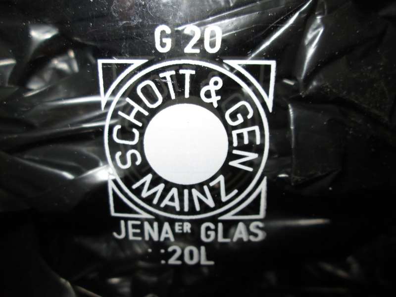 Schott & Gen. Mainz. Jenaer Glas G20. 20L glass bottle.Can be used as a terrarium **Price reduced**