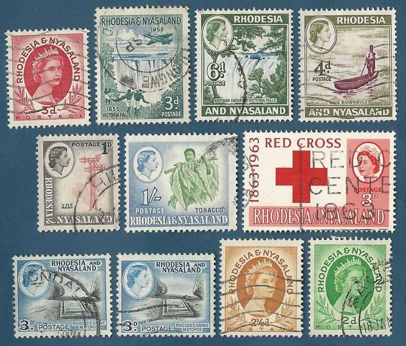 Rhodesia, used stamps