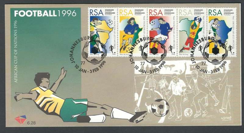 1996 RSA  FDC 6.28 / Cancel/ Postmark/ Thematic