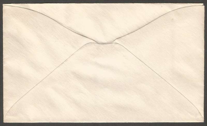 RSA-1965-Private Cover- Variety- Gash below date  Cancel- Postmark- Post mark.