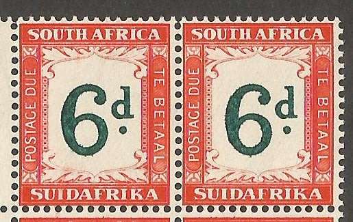 Union of South Africa Postage Dues SACC28a SGD29a MNH-