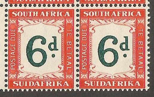 Union of South Africa Postage Dues SACC28a SGD29a MNH-