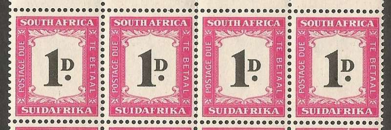 Union of South Africa Postage dues SACC34 SGD35