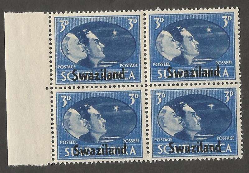 Swaziland Victory varieties. `Scar` and `Distant star`- MNH-