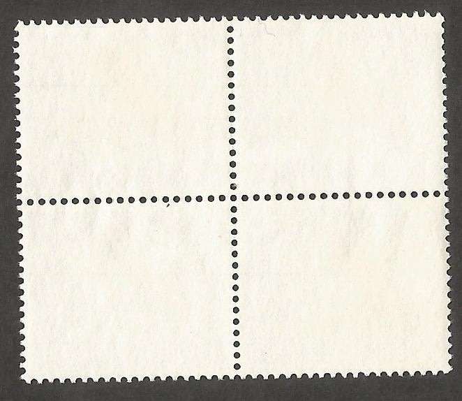 Southern Rhodesia ½ d - Block of 4 Stamps- Used - Slogan `Increase your interest in PO Savings bank`