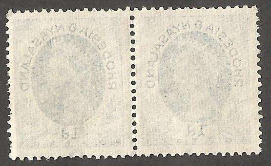Rhodesia&Nyasaland 1d - Pair- Used- Cancel- Postmark- Post Mark