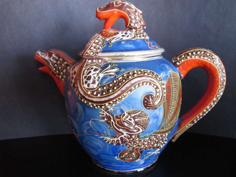 Blue Dragon Milk Jug
