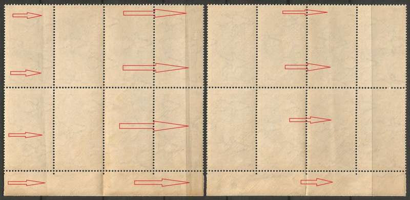 Union of SA SACC90 Large war 3d, Split Sheet number. Creases noted - MNH