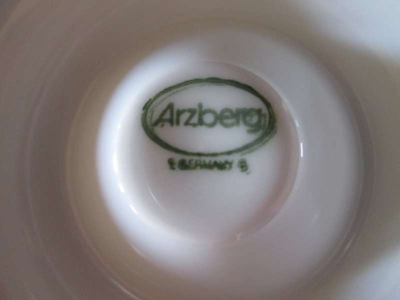 Arzberg EGG cups Vintage/Collectible/ Ceramic/Porcelain. Corso White pattern. Made in Germany