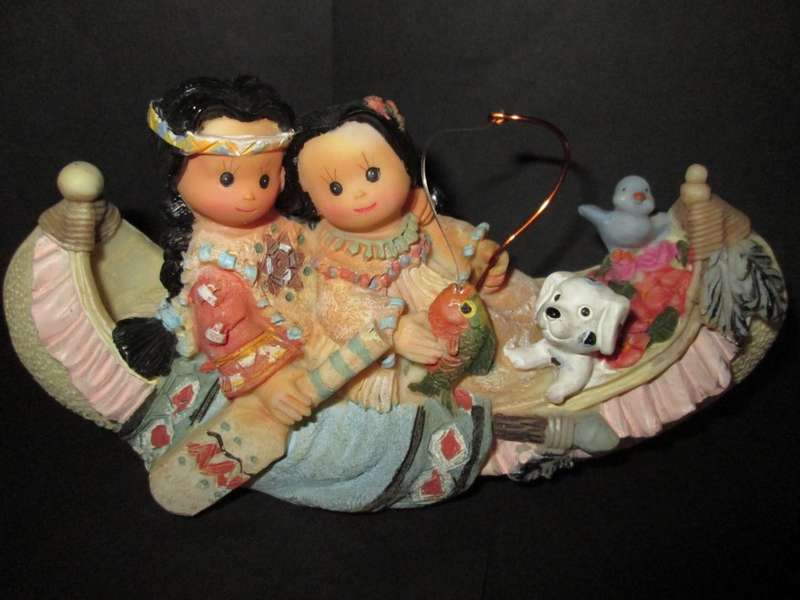 Vintage/Collectible/ Herbert Kees(Europe)LTD/Regency Arts/1 x Little Indian Ornament.
