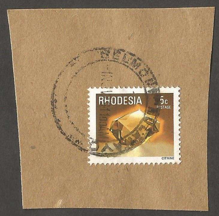 Rhodesia  Postmark / cancel. Belmont - Bulawayo