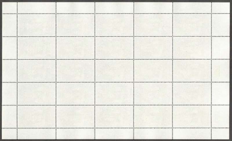 South Africa Full sheet. SACC499 1981 Cent of the Institute for  the Deaf and Blind