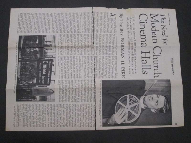 Ephemera - Newspaper Clipping of 1948 - 2 x Half Page makes up 1 page( Front and Back)