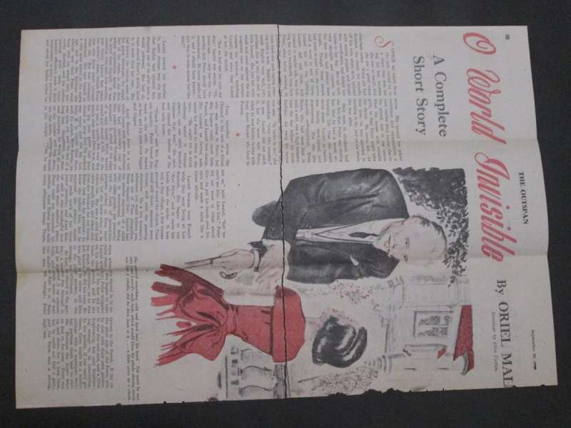 Ephemera - Newspaper Clipping of 1948 - 2 x Half Page makes up 1 page( Front and Back)