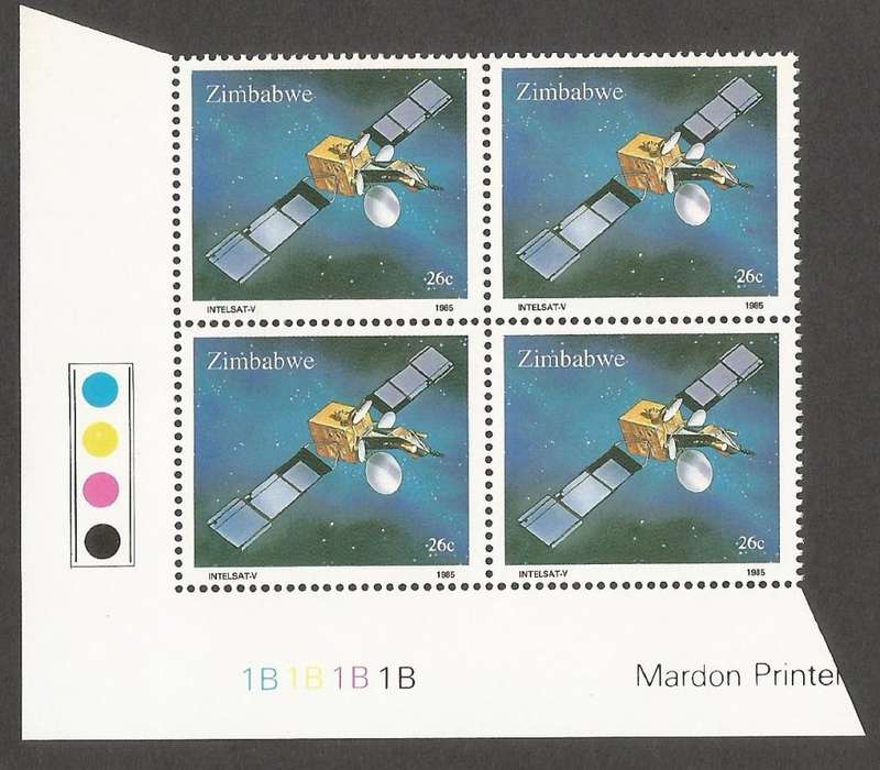 Zimbabwe 1985 Earth Satellite Station - Mazowe Control Block 1B