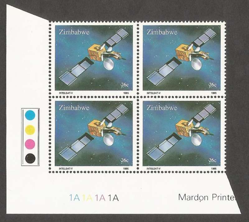 Zimbabwe 1985 Earth Satellite Station - Mazowe Control Block 1A
