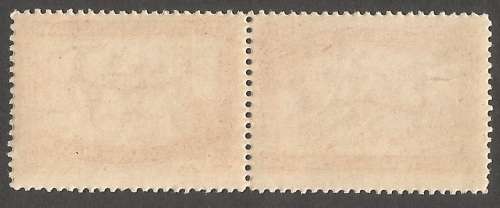 Venezuela 1896 The 80th Anni. of the Death of General Francisco de Miranda, 1750-1816 Tete Beche