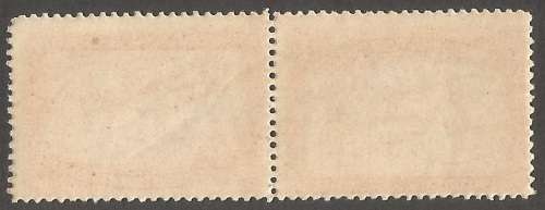 Venezuela 1896 The 80th Anni. of the Death of General Francisco de Miranda, 1750-1816 Tete Beche