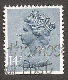 GB Machin- Used- Cancel- Postmark- Post Mark