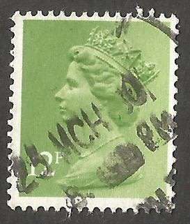 GB Machin- Used- Cancel- Postmark- Post Mark