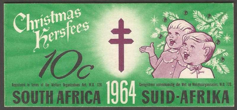 Republic of South Africa - 1964- Christmas Stamp Booklet- 10c- Unused- Complete