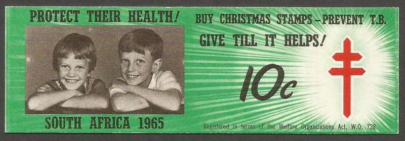 Republic of South Africa - 1965- Christmas Stamp Booklet- 10c- Unused- Complete