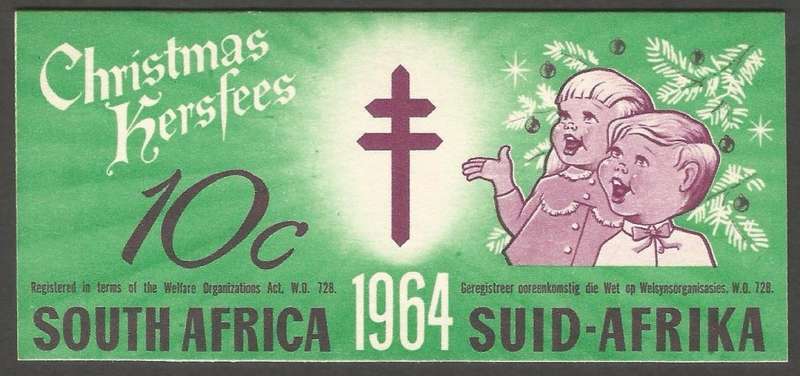 Republic of South Africa - 1964- Christmas Stamp Booklet- 10c- Unused- Complete