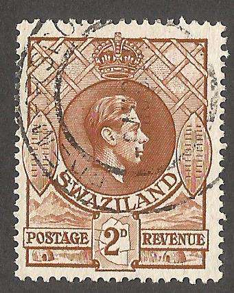Swaziland- Single- Cancel- Postmark- Post Mark- Used