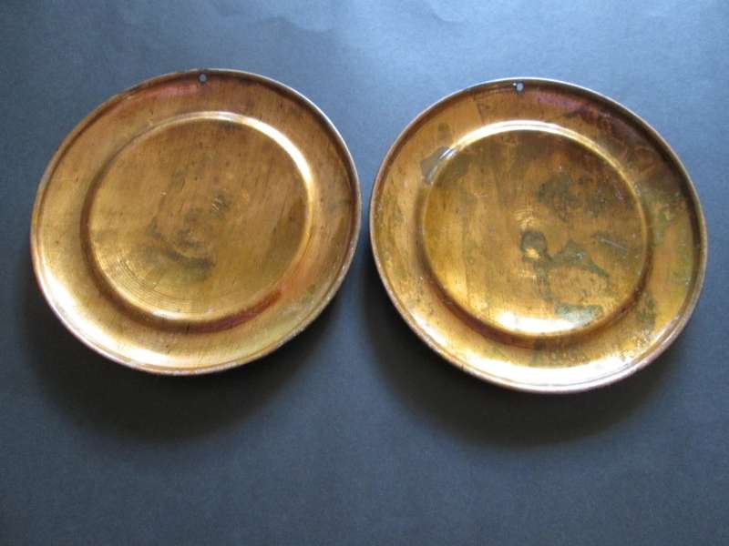2 x Wall hanging Brass etchings  Istanbul Mosques - Collectible