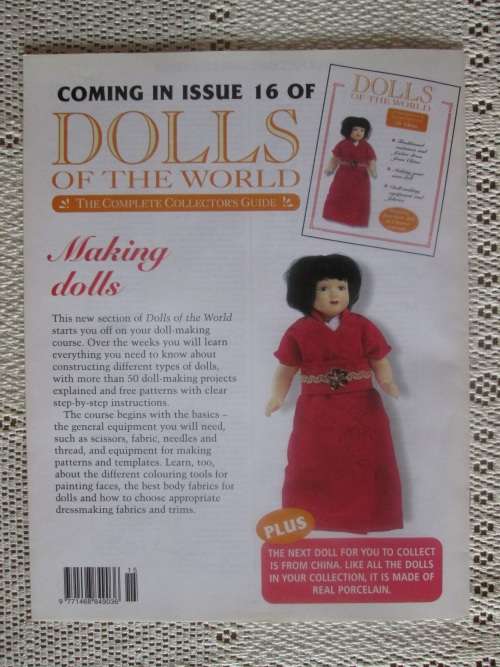 Dolls of The World book. - 15 Cuba