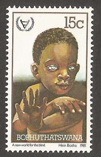 Bophuthatswana- MNH- Single- Thematic- Disabled- 1981
