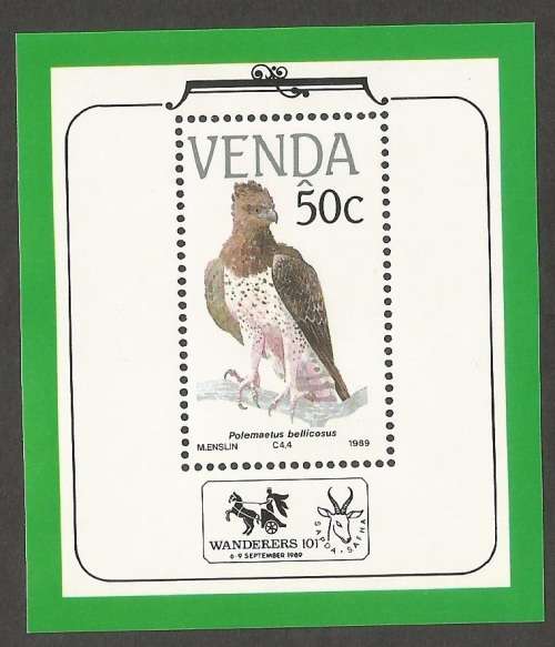 Venda- M/S- MNH- Thematic- Fauna- Birds- 1989- SACC 195a