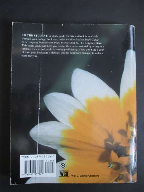 Introductory Plant Biology - Stern 1994 537 pages