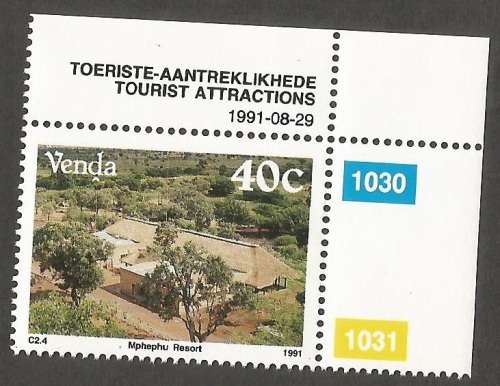 Venda - 1991 Tourist Attractions - MNH- Single Stamp- Thematic