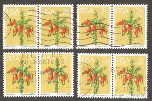 Republic of South Africa Grouping of  2nd Definitive 2c Postmarks / Cancel