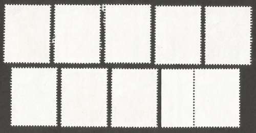 Republic of South Africa Grouping of  3rd Definitive Protea 8c. Post mark / Cancel
