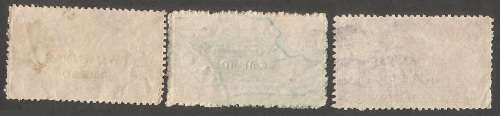 Indian Feudatory States: Travancore. ½a Overprint Varieties. Broken Lettering