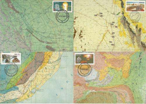 RSA Maxi Cards - Mineral Resources 1984