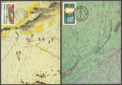 RSA Maxi Cards - Mineral Resources 1984