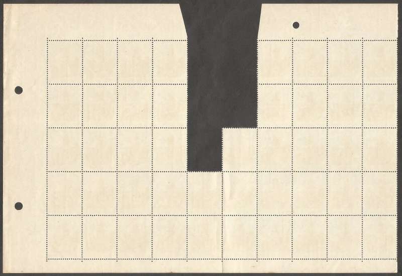 RSA SACC269 First Definitive part Sheet / Large Block. 2 small Lines on 14/1 and 15/1