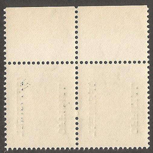Union of South Africa Official SACC37 ½d with official reading up and downwards. R800 CV per pair