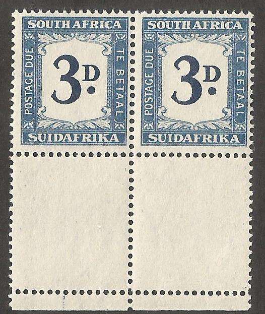 Union of South Africa SACC36 3d marginal pair