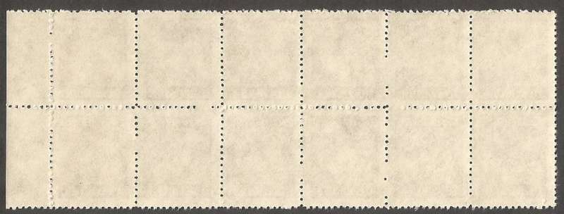 Zimbabwe Incomplete Perforation Revenue Stamps. 3c Value.