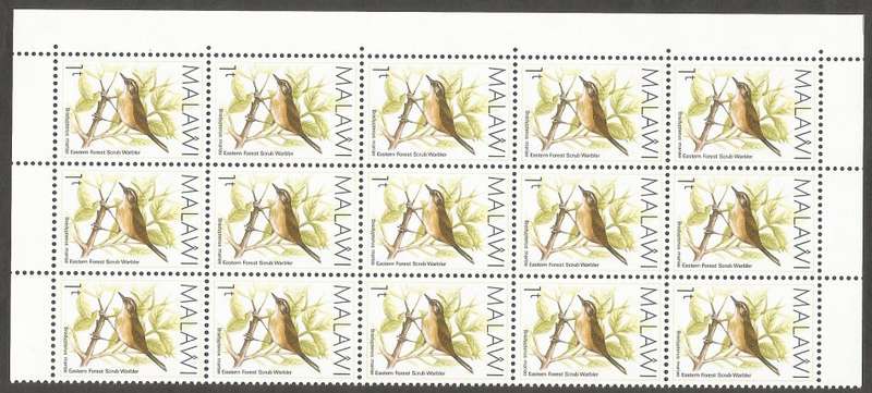 Malawi 1988 birds. 1t