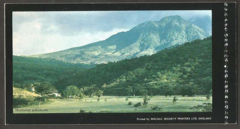 Montserrat Caribbean Artifacts. Souvenir Booklet of self adhesive Stamps