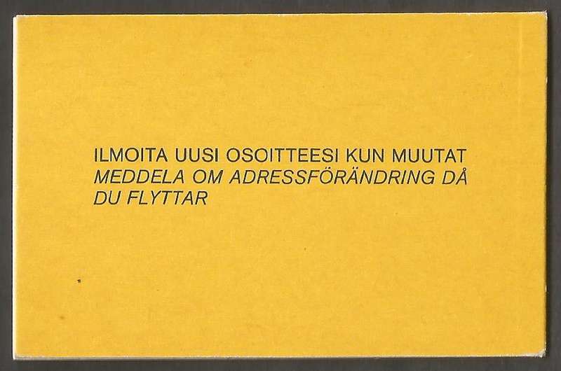 Finland 1981 Booklet #1808 - 01 - 1981