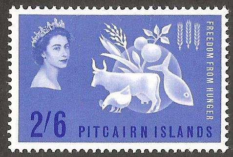 Pitcairn Islands MM 1963 Freedom from Hunger